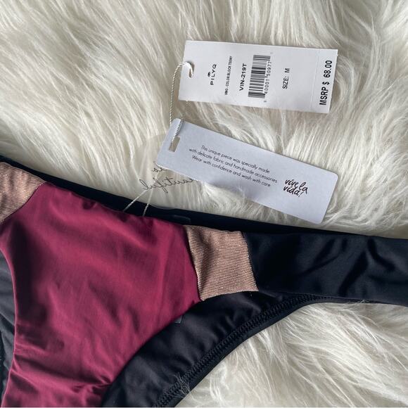 PILYQ Teeny Bikini Bottoms NWT cheeky Size Medium - Picture 2 of 4